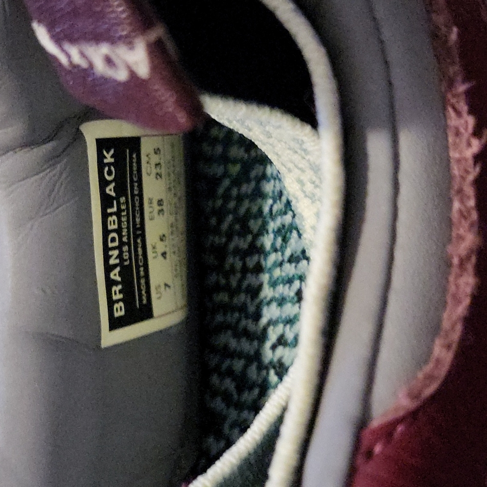 Maison Kitsune x Brandblack collab multicolor knit sneakers sz 38 - Picture 4 of 6